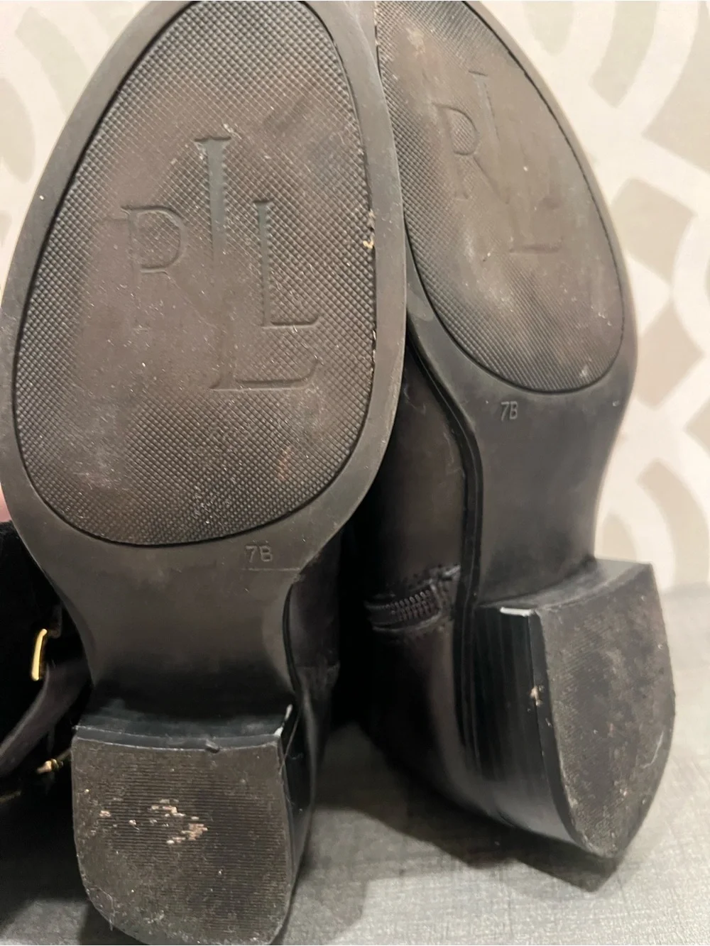 Lauren Ralph Lauren Wide Calf Black Boots
